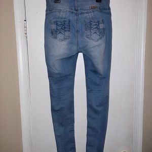 FASHION 2 LOVE BUTT LIFTING BLING SKINNY JEANS SIZE 9